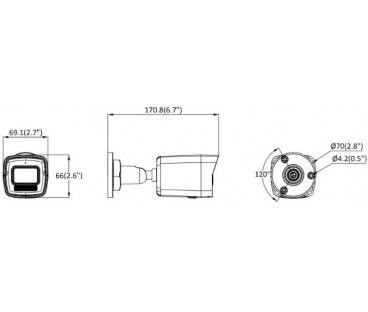 Kamera IP Hikvision DS-2CD1061G2-LIU 2.8mm PL