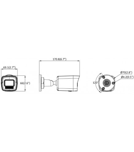 Kamera IP Hikvision DS-2CD1061G2-LIU 2.8mm PL