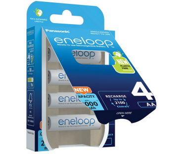Akumulatorki AA / R6 Panasonic Eneloop 2000mAh BK-3MCDE/4BE (blister 4 szt.)