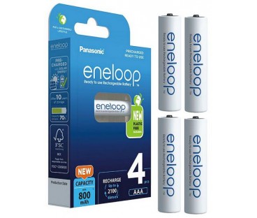 Akumulatorki R03 / AAA Panasonic Eneloop 800mAh BK-4MCDE/4BE (blister 4 szt.)