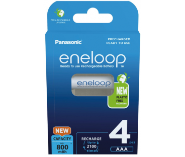 Akumulatorki R03 / AAA Panasonic Eneloop 800mAh BK-4MCDE/4BE (blister 4 szt.)