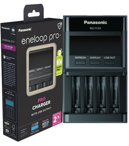 Ładowarka do akumulatorków Ni-MH Panasonic Eneloop BQ-CC65 EKO