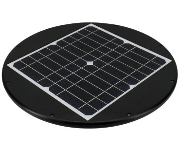 SOLARNA OPRAWA PARKOWA LED SOLUM 20W 2200LM 3000-4000K IP65 CZARNA