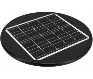 SOLARNA OPRAWA PARKOWA LED SOLUM 20W 2200LM 3000-4000K IP65 CZARNA