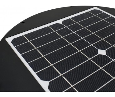 SOLARNA OPRAWA PARKOWA LED SOLUM 20W 2200LM 3000-4000K IP65 CZARNA