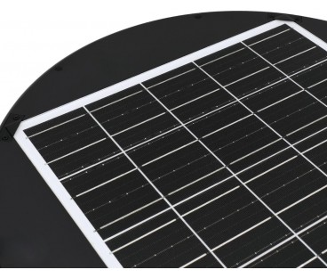 SOLARNA OPRAWA PARKOWA LED SOLUM 20W 2200LM 3000-4000K IP65 CZARNA