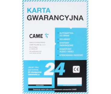 Zestaw CAME BXV 6 PLUS TOP do bram przesuwnych | Alarmista.pl