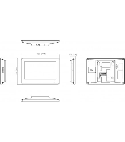 Monitor wideodomofonu DAHUA VTH5421HW-W