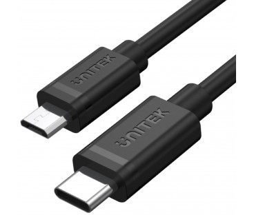 Unitek Y-C473BK przewód USB Typ-C do microUSB 1M