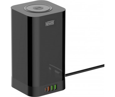 Stacja zasilająca Newell GaN Power Cube 8w1 z ładowarką indukcyjną