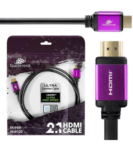 Kabel HDMI 2.1 8K Spacetronik SH-SPR015 1,5m