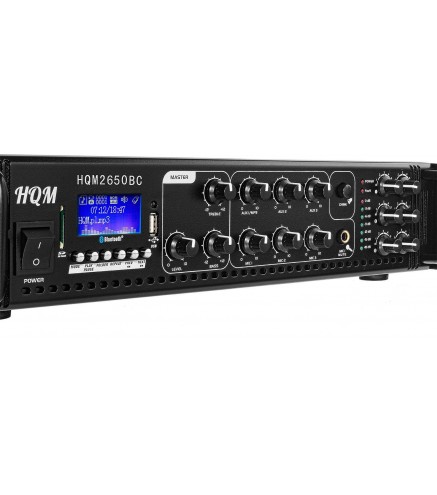 Wzmacniacz PA HQM2650BC RADIO FM/MP3/BT 650W