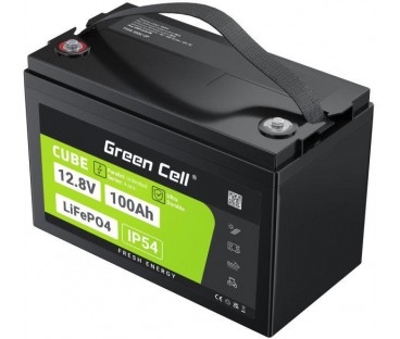 AKUMULATOR LITOWO-ŻELAZOWO-FOSFORANOWY LiFePO4 Green Cell Cube 12.8V 100Ah LFPGC12V100AH
