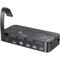Unitek Stacja dokująca do Nintendo Switch, PD 100W, HDMI 4K, RJ-45, czytnik kart