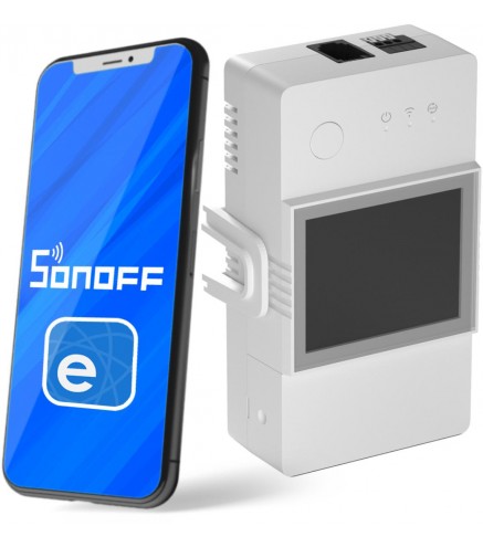 SONOFF TH Elite | THR316D | Przekaźnik Wifi z funkcją pomiaru temperatury oraz wilgotności