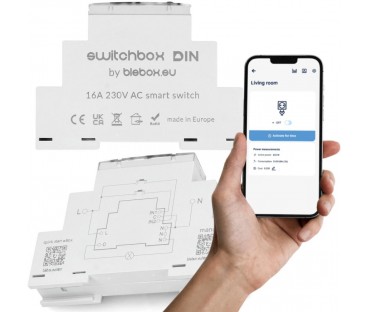 Moduł przekaźnikowy switchbox din Blebox