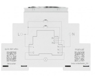 Moduł przekaźnikowy switchbox din Blebox