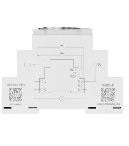Moduł przekaźnikowy switchbox din Blebox