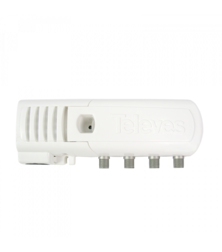 Wzmacniacz domowy ze złączami typu "F" - 3 wyjścia (2+TV): VHF/UHF - Auto LTE