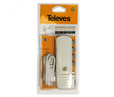 Wzmacniacz domowy ze złączami typu "F" - 3 wyjścia (2+TV): VHF/UHF - Auto LTE