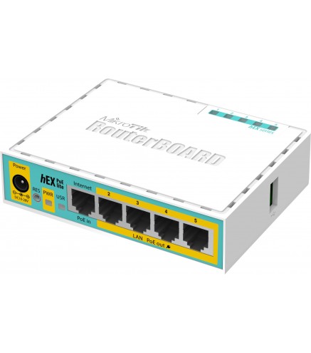 MIKROTIK ROUTERBOARD hEX PoE lite (RB750UPr2)