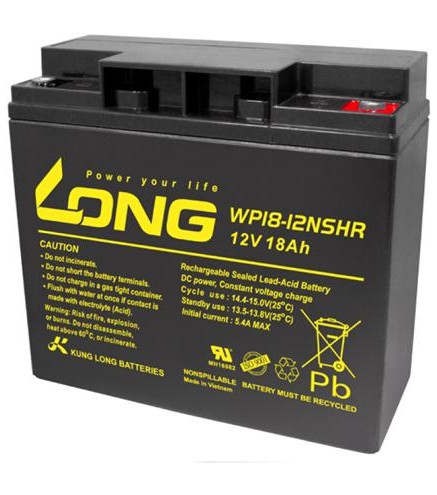 Akumulator AGM LONG 12V 18Ah VdS