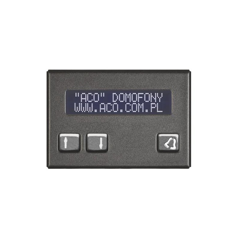 ACO CDN-230E ST Elektroniczny spis lokatorów stal