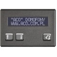 ACO CDN-230E ST Elektroniczny spis lokatorów stal