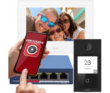 Zestaw wideodomofonowy IP Hilook by Hikvision IP-VIS-Pro-W