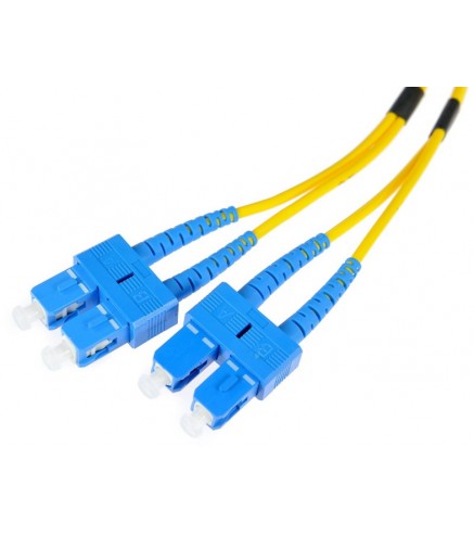 PATCHCORD ŚWIATŁOWODOWY SM SC/UPC-SC/UPC DUPLEX 2m