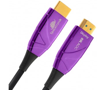 Kabel optyczny HDMI 2.1 Spacetronik SH-OX400 40m