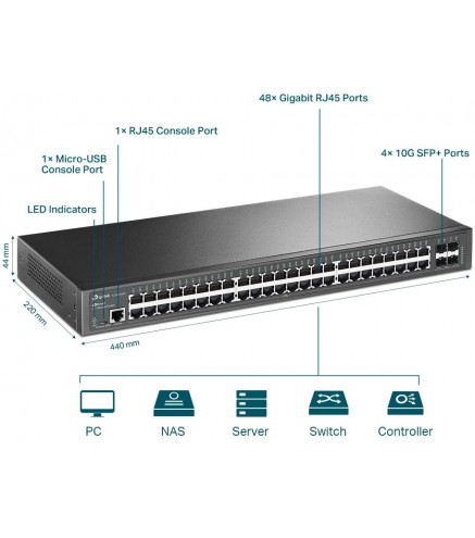SWITCH TP-LINK TL-SG3452X
