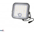 NAŚWIETLACZ SOLARNY LED BEMKO SOLPAR 10W 1500LM 3000/4000K IP65 CZARNY CZ. PIR