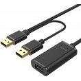 Wzmacniacz sygnału Unitek Y-277 USB 2.0 5m Wzmacniacz sygnału Unitek Y-277 USB 2.0 5m