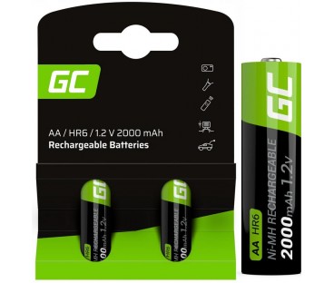 AKUMULATORKI Green Cell 2x AA HR6 2000mAh GR06