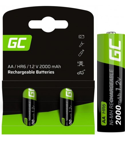 AKUMULATORKI Green Cell 2x AA HR6 2000mAh GR06