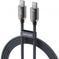 Kabel USB-C / USB-C Voltage PureCrystal 100W PD 100cm czarny