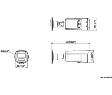 Kamera IP Hikvision DS-2CD2T83G2-4LI 4mm PL