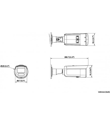 Kamera IP Hikvision DS-2CD2T83G2-4LI 4mm PL