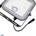 NAŚWIETLACZ SOLARNY LED BEMKO SOLPAR 10W 1500LM 3000/4000K IP65 CZARNY CZ. PIR