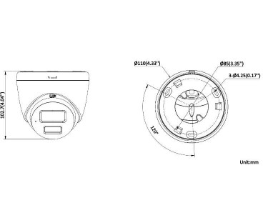 Kamera 4W1 Hikvision DS-2CE78U0T-LTS(2.8mm)