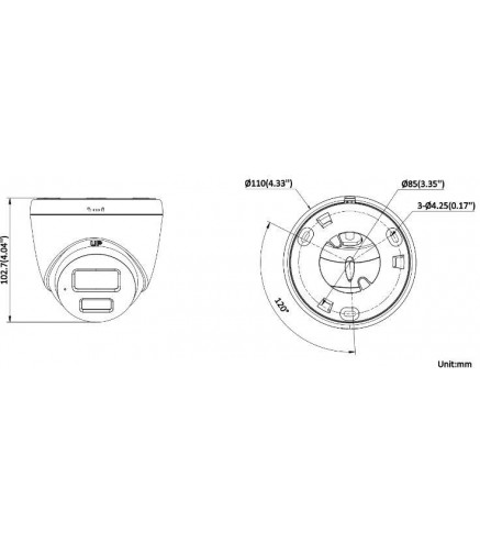 Kamera 4W1 Hikvision DS-2CE78U0T-LTS(2.8mm)