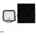 NAŚWIETLACZ SOLARNY LED BEMKO SOLPAR 10W 1500LM 3000/4000K IP65 CZARNY CZ. PIR