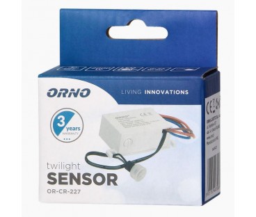 Czujnik  ORNO OR-CR-227 zmierzchowy MINI z zewnętrzną sondą, IP54