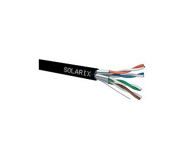 KABEL SKRĘTKA SOLARIX CAT.6A STP PE Fca 500M
