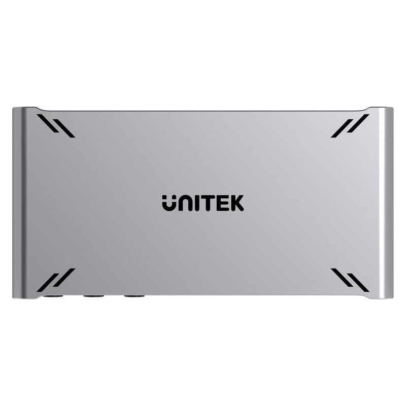 Przełącznik KVM Unitek USB-C 10Gbps z HDMI i transferem plików między systemami