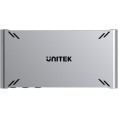 Przełącznik KVM Unitek USB-C 10Gbps z HDMI i transferem plików między systemami