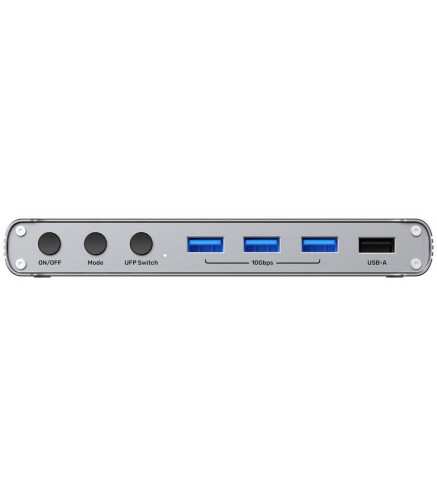 Przełącznik KVM Unitek USB-C 10Gbps z HDMI i transferem plików między systemami