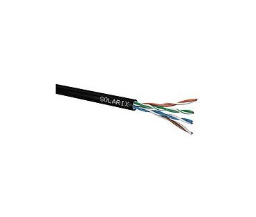 KABEL SKRĘTKA SOLARIX CAT.5E U/UTP UV ŻELOWANY Fca karton 305m