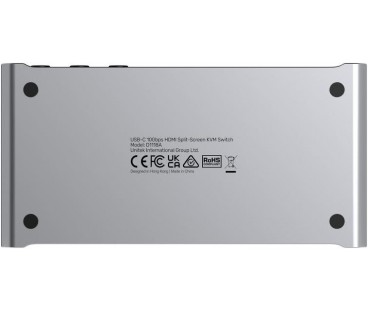 Przełącznik KVM Unitek USB-C 10Gbps z HDMI i transferem plików między systemami